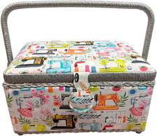 Scatola Da Cucito in Legno