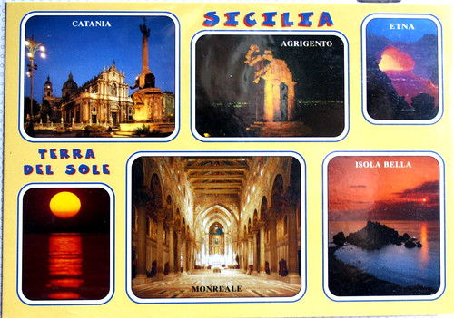 Cartolina sicilia panorami - ,