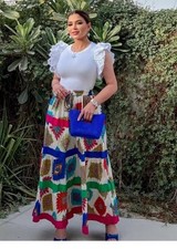 Gonna Zara lunga stampata maxi