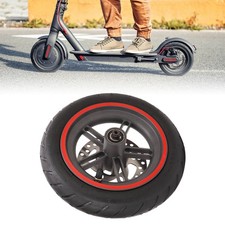 .›Ruota Posteriore Scooter Elettrico con Disco Freno 120mm Pneumatico Rosso per Xiao