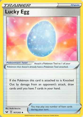 Lucky egg 167 202 non - lucky,
