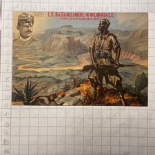 Cartolina A.O.I. Collezione Battaglio LX Coloniale Ascari Vittorio Bottego