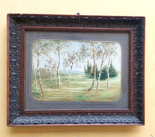 Dipinto olio su tavola primi