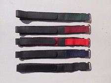 CINTURINO OROLOGIO A STRAPPO SUB SUBACQUEO ROSSO VERDE BORDEAUX 15mm 16mm 18mm