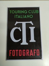 Targa Pubblicitaria Vintage In