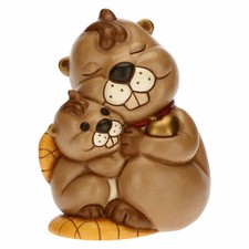 THUN  Castoro con cucciolo originale al 100%