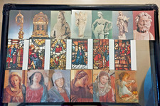 STOCK DI 54 CARTOLINE SUL TEMA ARTE :QUADRI, SCULTURE, MOSAICI...