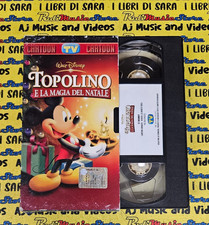 VHS*cartonata TOPOLINO e la magia del natale WALT DISNEY-TV SORRISI CARTOON (F36