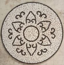 "ANTICA ROMA" ROSONE MOSAICO ANTICATO interni - esterni diam.90x1 cm COD. RUDLXX