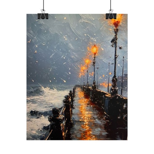 Poster arrotolato lungomare