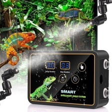 Nebulizzatore Terrario Umidificatore per Rettili con Timer e Ugelli 360° Rotante