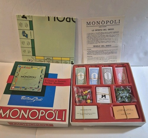 Vintage 1961 monopoly board - vintage,