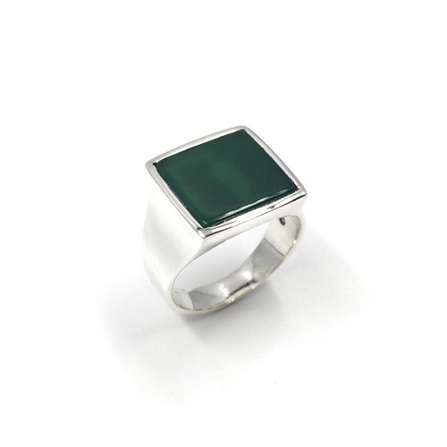Anello argento 925 onice - in,