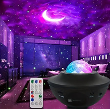 PROIETTORE LUCE STELLE CIELO STELLATO CAMERETTA BAMBINI CON SPEAKER MUSICA BT
