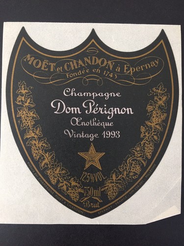 Une étiquette champagne - étiquette, de