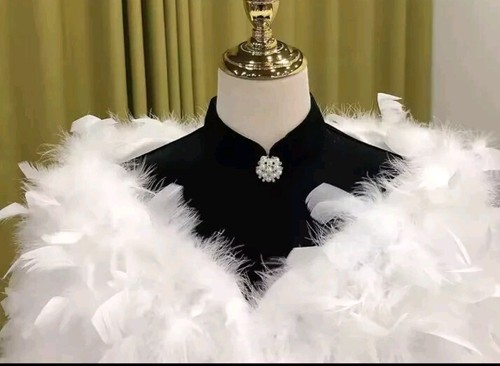 Coprispalle elegante piume - coprispalle,