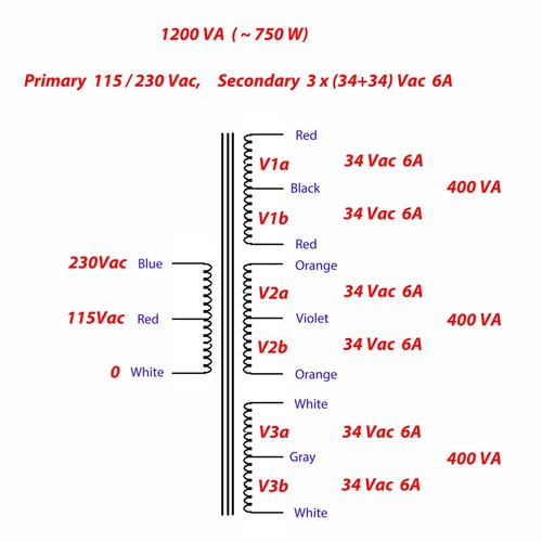 End audio transformer - audio, rotel