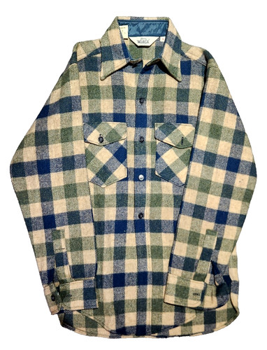 Camicia woolrich lana blu - woolrich,