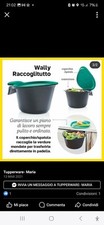 tupperware Wally Raccoglitutto Turchese