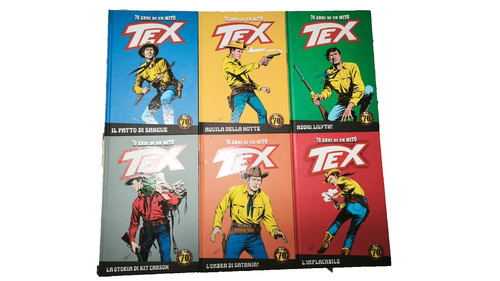 Lotto ristampa fumetti tex - lotto,