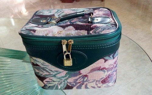 Beauty case viaggio vintage