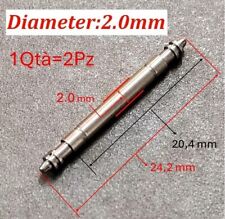 22 mm Fat spring Bar 2,0 mm diametro barre molla diver watch orologio reloj