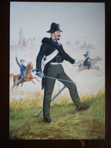 Postcard the carabinieri - carabinieri, of