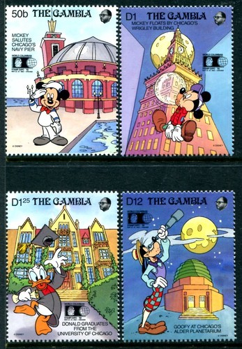 Gambia 1217 1220 mnh - 1217-1220,,