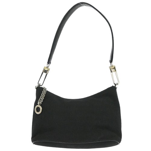 Bvlgari black canvas logomania - bvlgari,