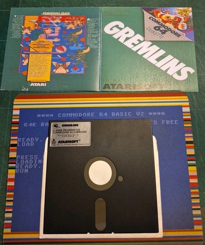 Gremlins game commodore - gremlins, x