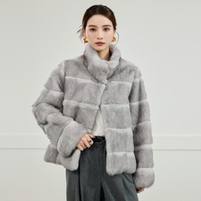 Winter Rabbit Fur Short Coat