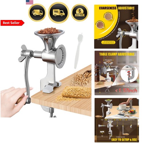 Macina grani manuale acciaio - macina,