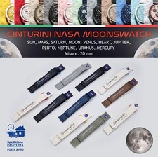 Cinturino MoonSwatch Speedmaster Nasa Strap mission to the moon mars sun venus