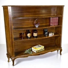 Libreria antica Etagere 900 mobile vintage in legno di noce lastronato soggiorno