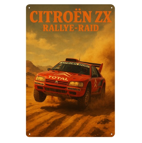 Poster metallo auto da - in,