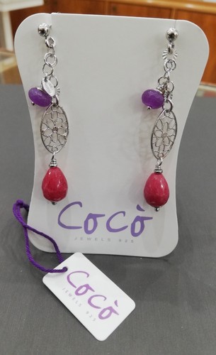 Orecchini coco argento a925 - orecchini,
