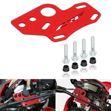 Cruscotto ausiliario anteriore rosso pannello nudo ALLUMINIO per HONDA CRF250L CRF300L (RALLY)