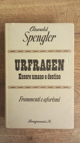 Oswald spengler urfragen - spengler,