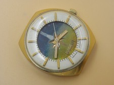 Bellissimo orologio sovietico RAKETA Soyuz Shuttle epoca SPACE vintage da collezione oro-P