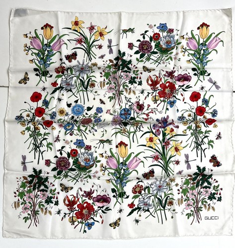 Sciarpa vintage gucci flora - sciarpa,