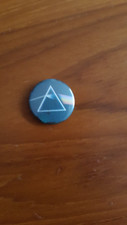 SPILLA PIN BADGE PINK FLOYD TRIANGOLO DARK SIDE OF THE MOON VINTAGE 25 mm
