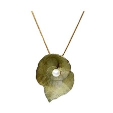 Collana con ciondolo perle - con,