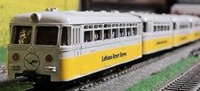RARO ☆ BUS FERROVIARIO MÄRKLIN H0 3016/4018《LUFTHANSA EXPRESS》DIGITAL PAINTING EVP 
