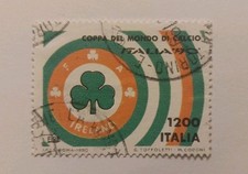 Francobolli Italia 1990 - Coppa Mondo Calcio - Irlanda Eire - Usato