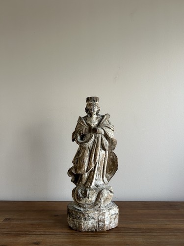 Antica statuina santos vergine - statuina,