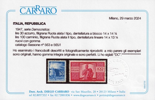 1945 lire 100 - 1945/48,