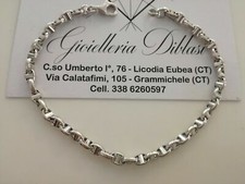 BRACCIALE ORO BIANCO 18 Karati