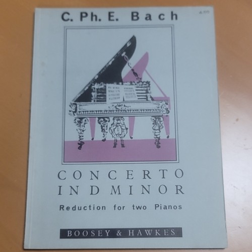 Bach concerto in - c.p.e.,