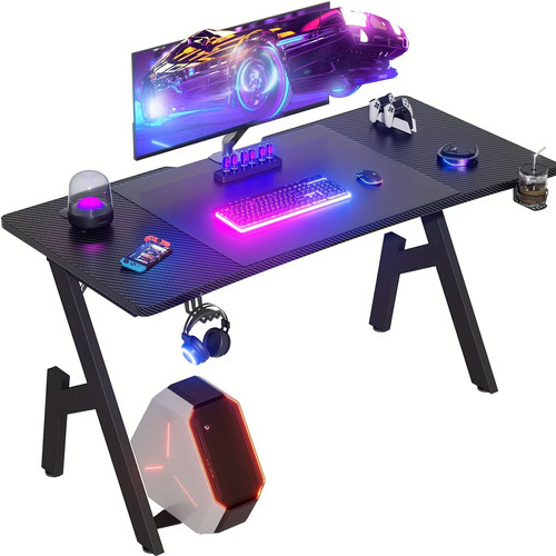 Scrivania gaming carbonio - pc,
