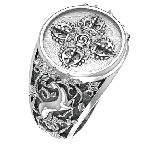 Anello vajra argento - anello,